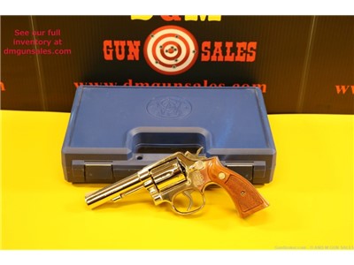 S&W MODEL 13-3 .357 MAGNUM 4" NICKEL MILITARY POLICE MAGNUM (BEAUTIFUL GUN)