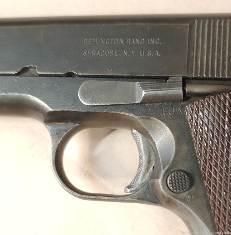 Remington Rand Inc M 1911-A1 US ARMY 1911A1 M1911A1 M1911 WWII 45ACP WW2-img-4