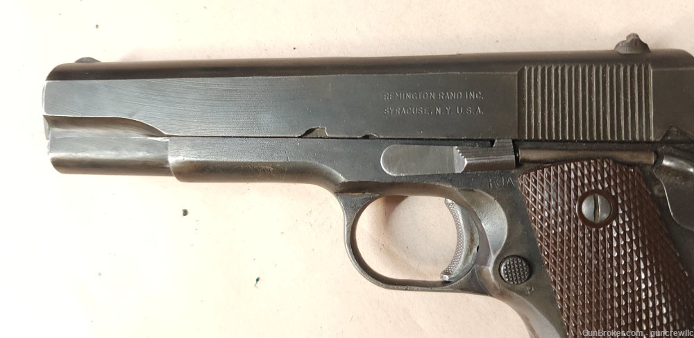 Remington Rand Inc M 1911-A1 US ARMY 1911A1 M1911A1 M1911 WWII 45ACP WW2-img-8