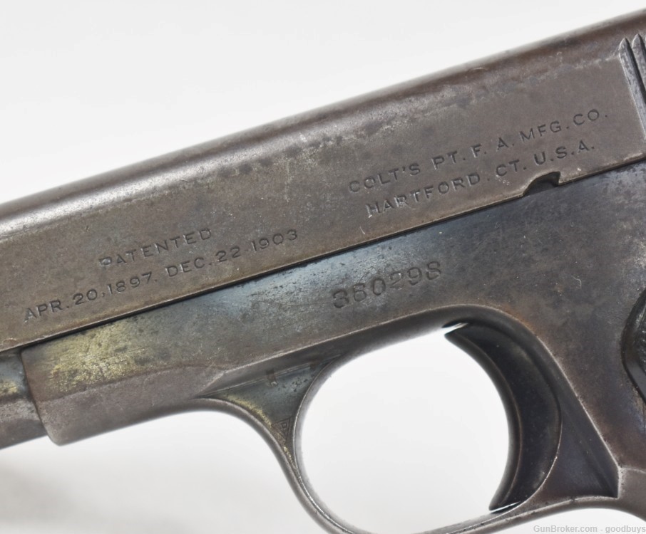 1920 Colt Model 1903 Pocket Hammerless 32 ACP 3.75" Blued M1903 PENNY SALE-img-18