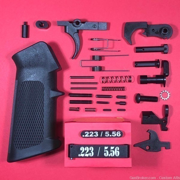 .223/5.56 Dedicated Engraved AR-15 Lower Parts Kit Complete-img-0