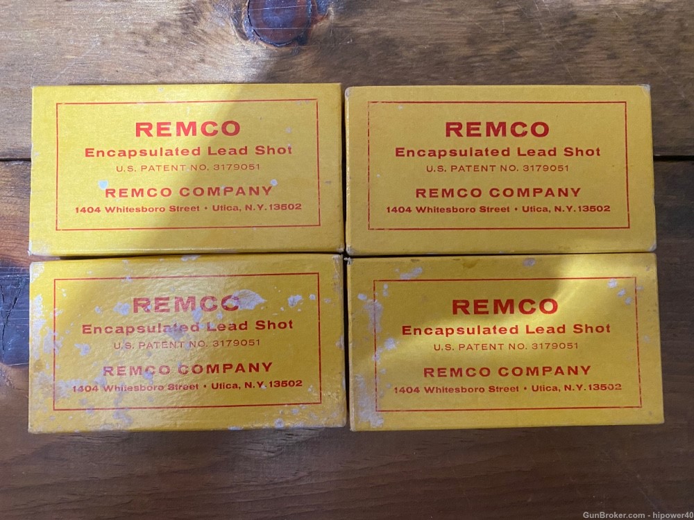 Remco encapsulated lead shot, 4 boxes, 48 per box 38 caliber -img-0