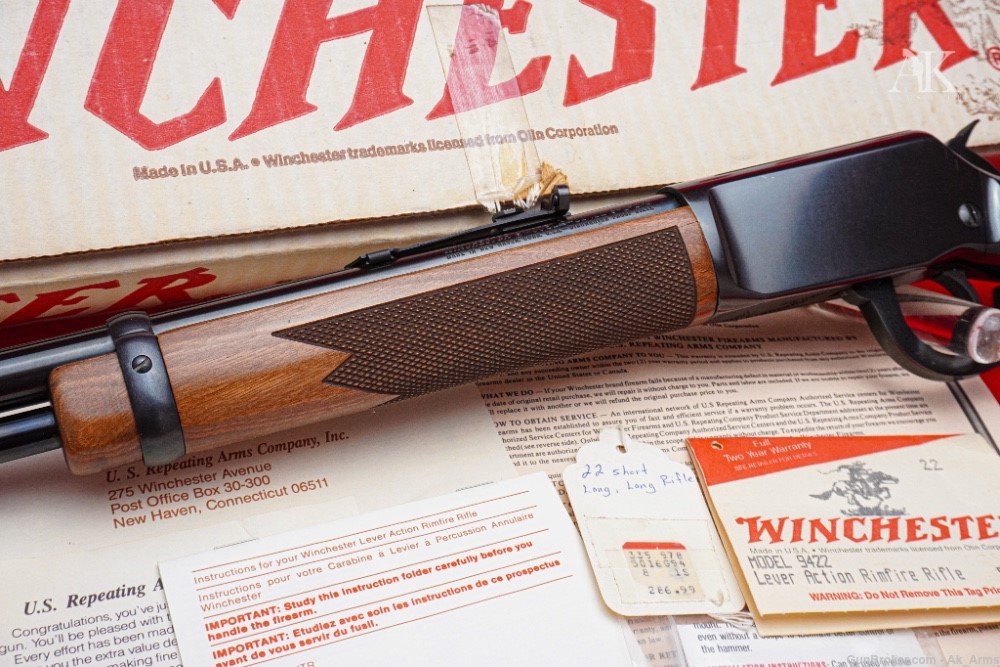 1988 Winchester 9422 Lever Action Rifle .22LR *ORIGINAL BOX & PAPERS* ANIB!-img-2