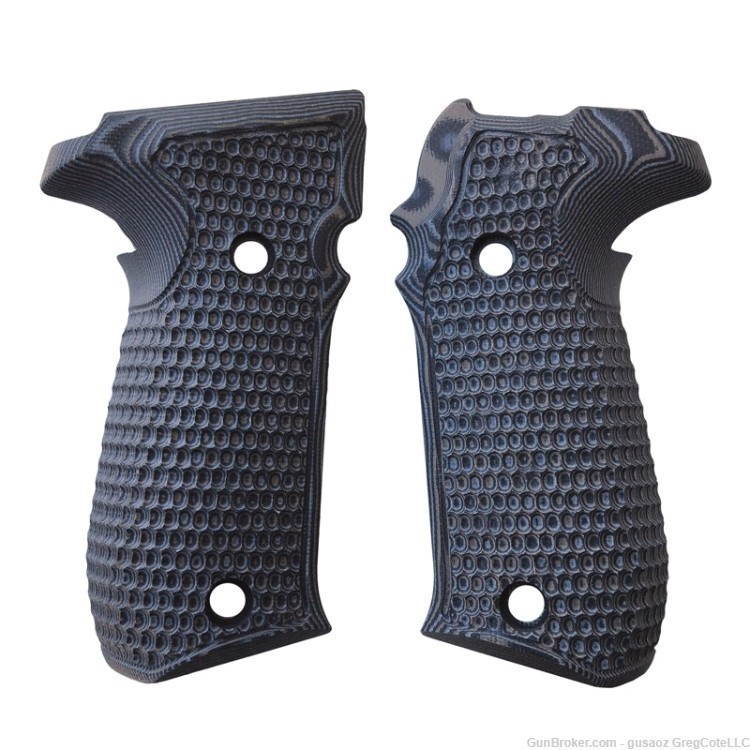 Hogue SIG P226 Contour Classic Piranha G10 - G-Mascus Black/Gray Grip 20127-img-0