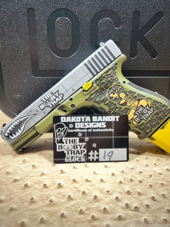 Dakota Bandit "BOOBY TRAP" Glock 19 Gen3 (2) Mags "UNFIRED"-img-0
