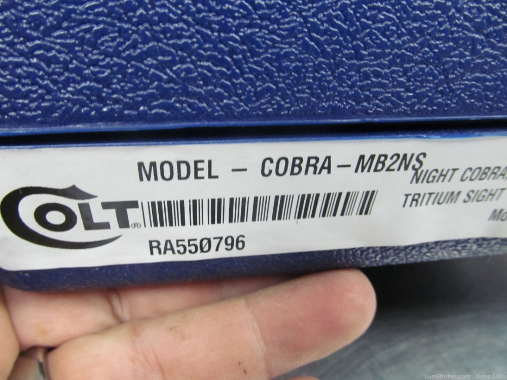 Colt Night Cobra 2 Inch .38 SPL +P COBRA-MB2NS. Brand New-img-4