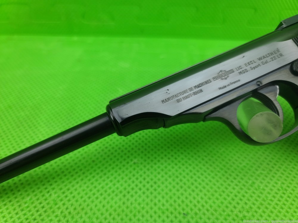 MANURHIN * PP SPORT * 22 LR WALTHER FRANCE RARE 8.1" BARREL-img-25