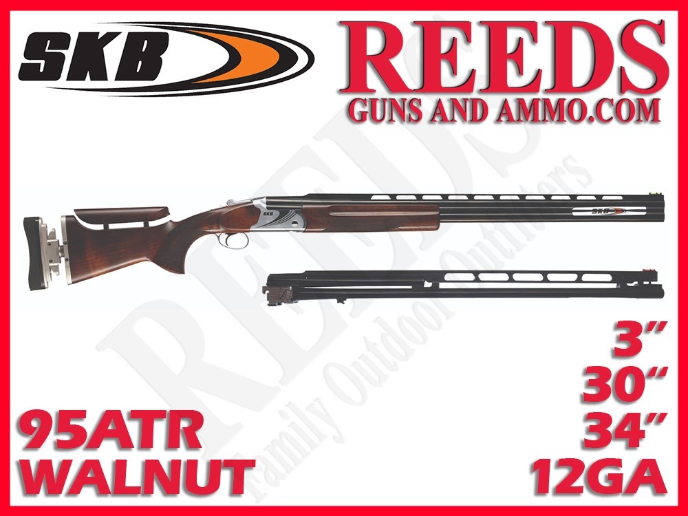 SKB 95ATR Trap Combo Walnut 12 Ga 3in 30in 34in 95ATR20/24-img-0