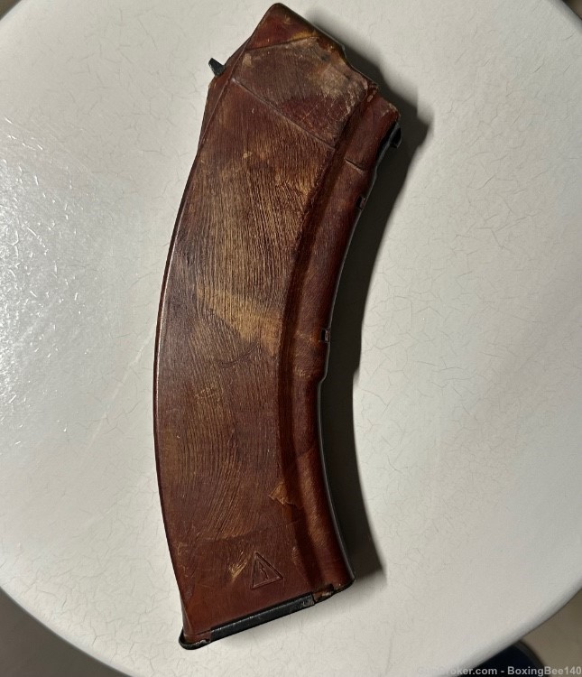 Rare Red Marbled Izhmash AK47 Magazine-img-1