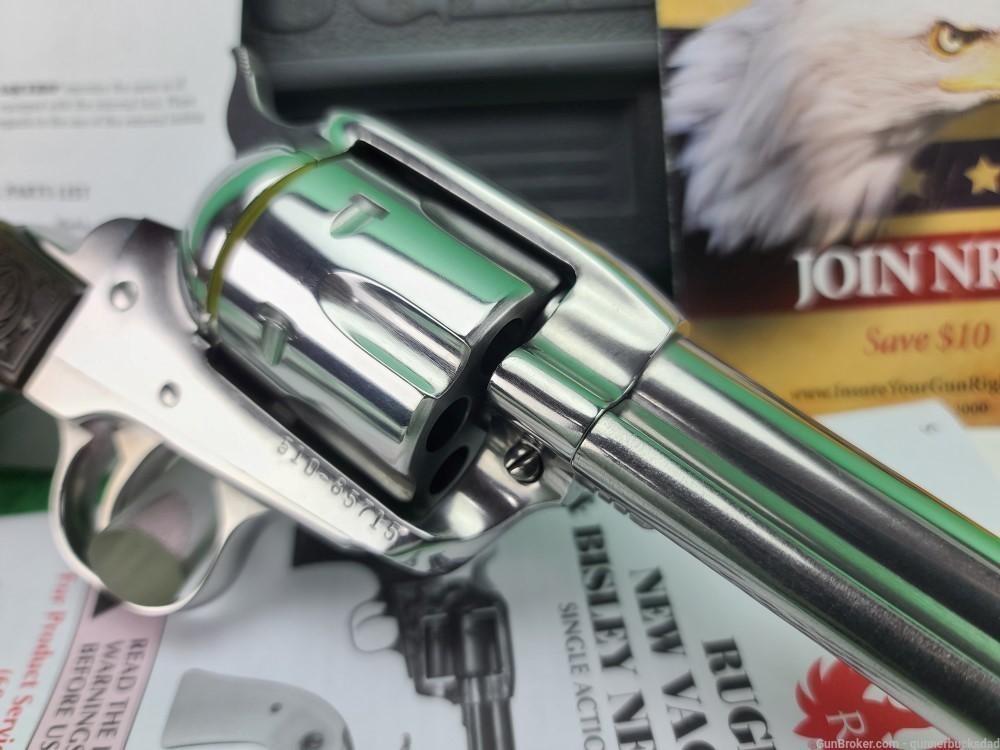 Ruger * VAQUERO * 357 Mag 5 1/2" BRIGHT STAINLESS In Original Box -img-15