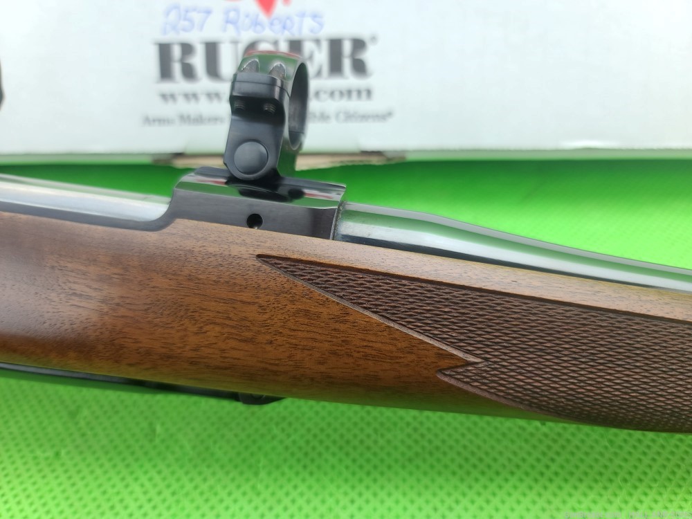 Ruger M77 * 77RL ULTRA LIGHT VARIATION * 257 ROBERTS BORN 2000 BLACK TIP-img-7