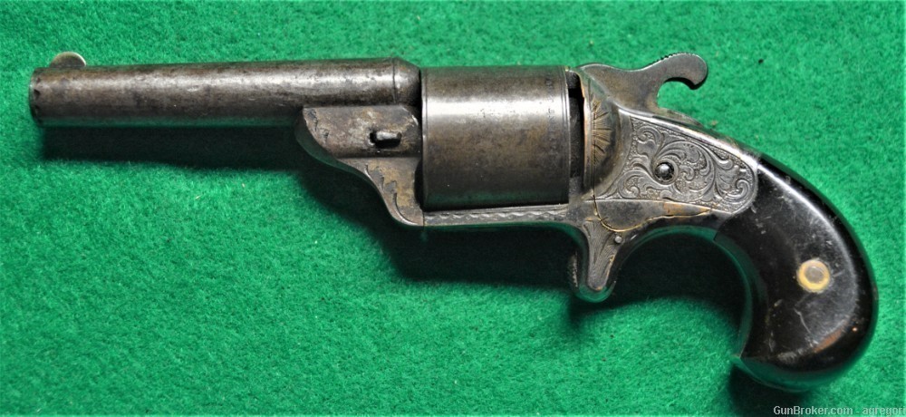 Moore's Pat, Firearms Co. .32 Teat-Fire Revolver Made 1864-1873  As Found!-img-5