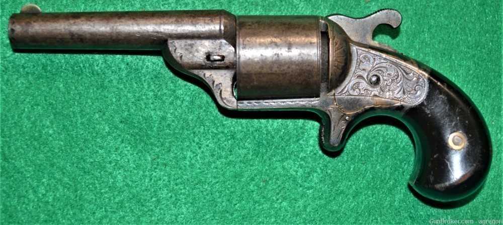 Moore's Pat, Firearms Co. .32 Teat-Fire Revolver Made 1864-1873  As Found!-img-1