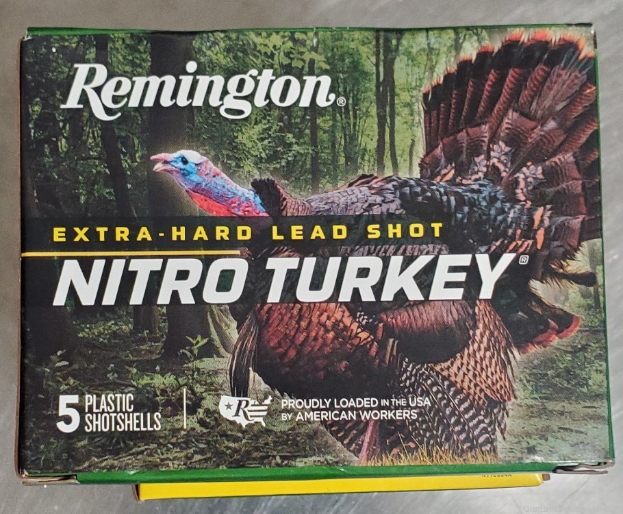 40 Rounds 12 GA Remington Nitro Turkey 3.5" 4 Shot-img-1