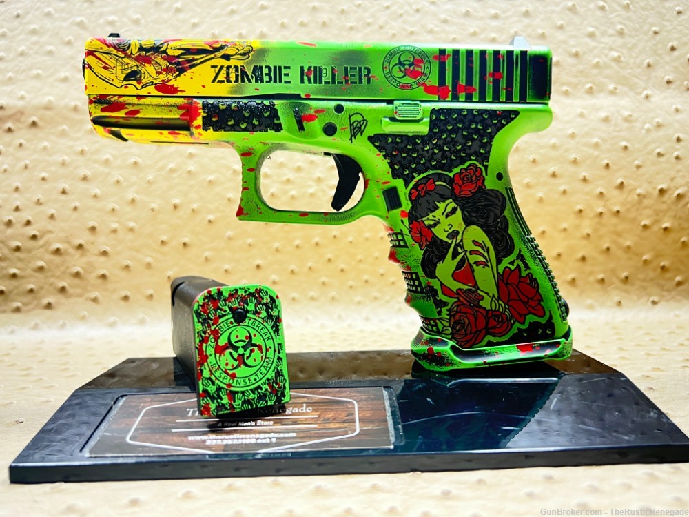 Dakota Bandit  "Zombie Killer" Glock 19 Gen3  "UNFIRED" (2) Mags-img-0