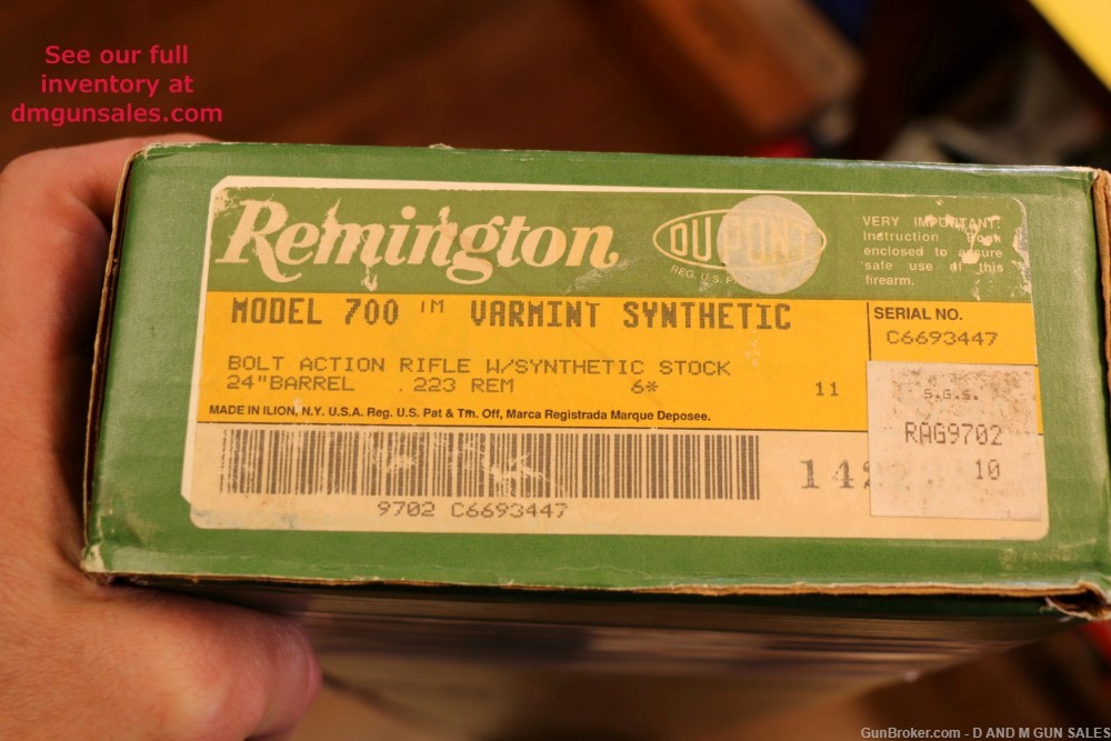 REMINGTON 700 VARMINT .223 REM MFG 1992 (VERY ACCURATE RIFLE) (LNIB) -img-23