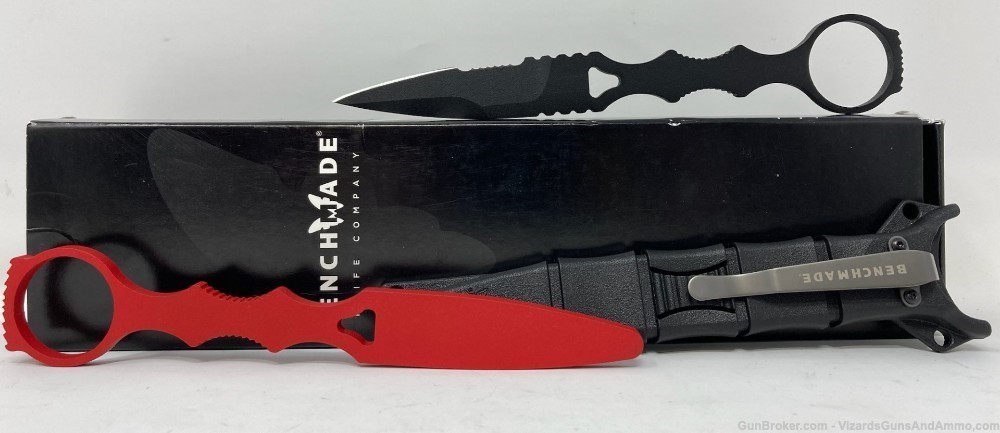 Benchmade 178SBK Combo SOCP Spear Point with Trainer-img-0