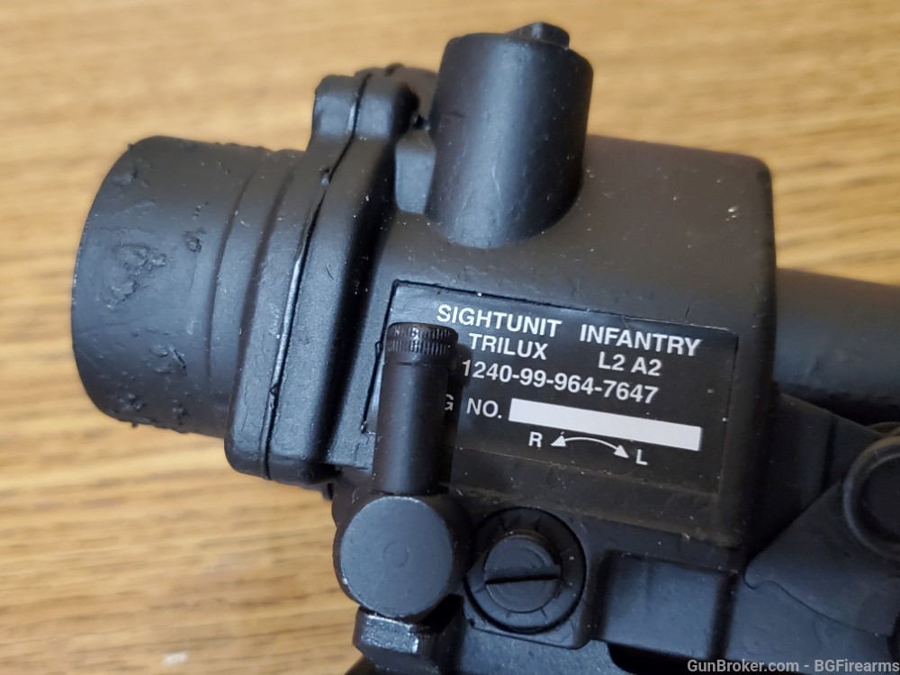 Trilux L2 A2 SightUnit Infantry Scope Mount Dustcover FAL $.01 start-img-6