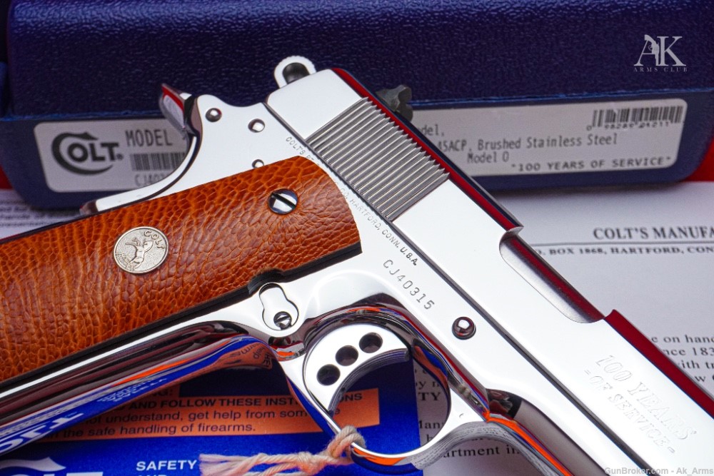 2011 Colt Commander 1911 .45acp *BREATHTAKING BRIGHT STAINLESS*-img-6