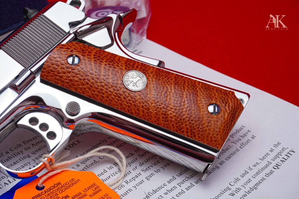 2011 Colt Commander 1911 .45acp *BREATHTAKING BRIGHT STAINLESS*-img-3