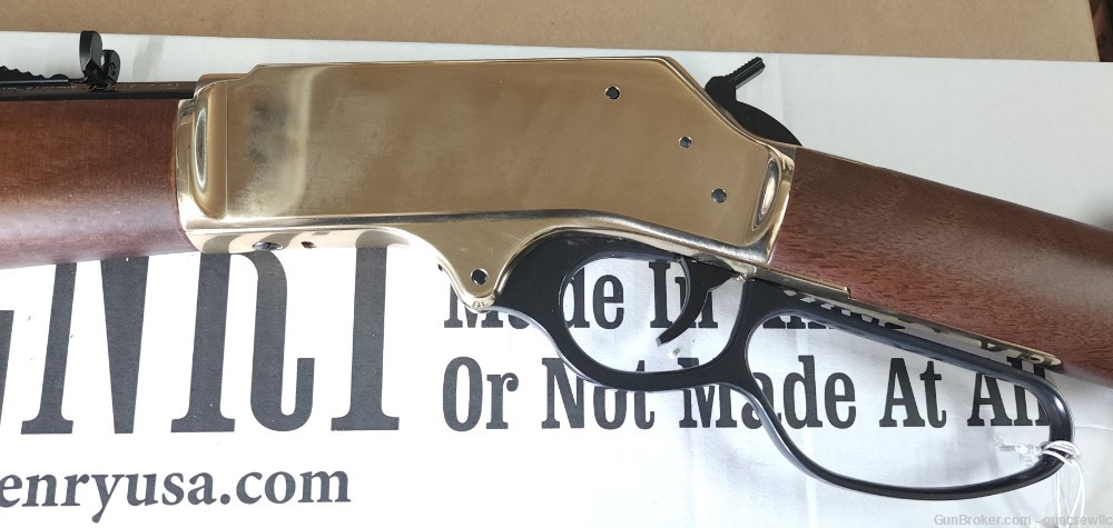 Henry Brass Lever Action Large Loop Octagon 30-30win H009BGL 20" Layaway-img-9