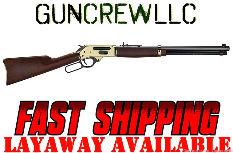 Henry Brass Lever Action Large Loop Octagon 30-30win H009BGL 20" Layaway-img-0