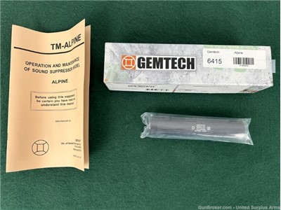 Gemtech Alpine 22 LR suppressor - Brand New!  $249 shipped! Form 3