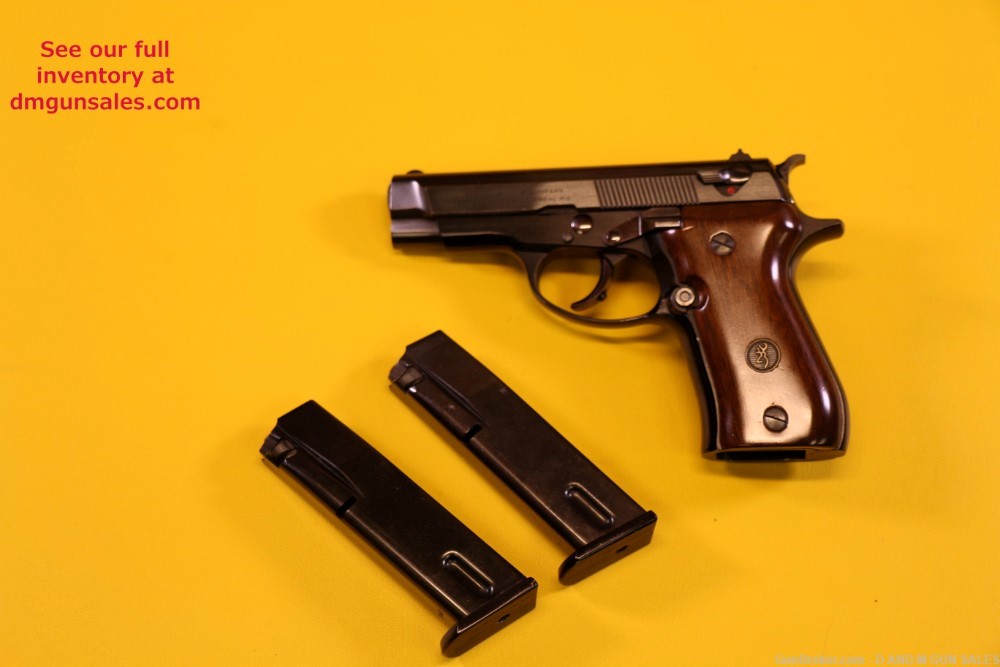 BROWNING BDA .380 AUTO WITH 2 MAGS-img-1