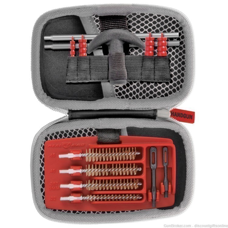 Real Avid, Gun Boss Handgun Cleaning Kit, For.22, .357, .38, 9mm, .40, .45-img-0