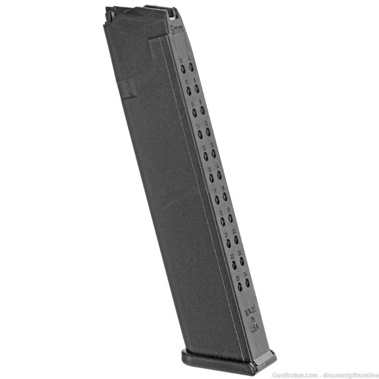 ProMag, Magazine, 9MM, 25 Round, Black, Fits Glock 17/19/26-img-1