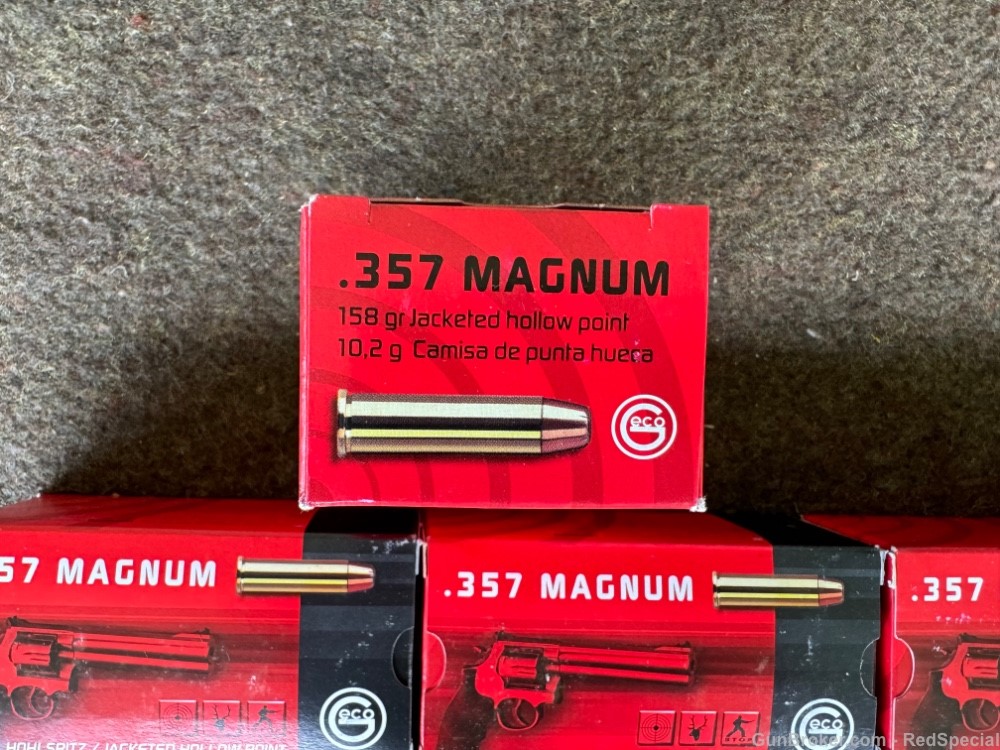 Geco .357 magnum - 500 rounds - 158 gr JHP-img-2