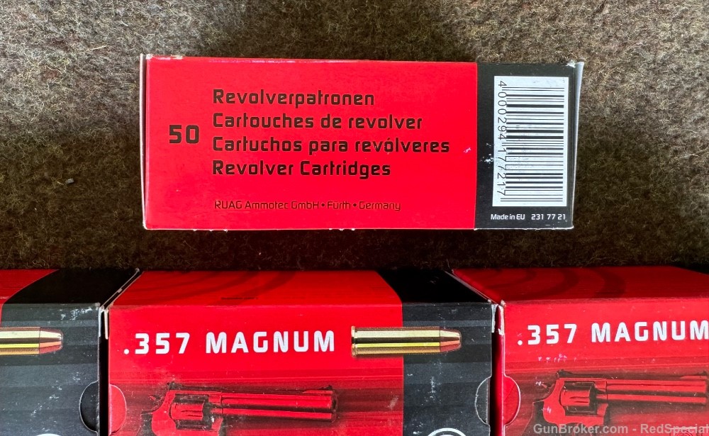 Geco .357 magnum - 500 rounds - 158 gr JHP-img-3