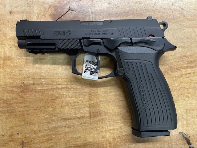 Bersa TPR9 9mm Pistol New Black With 17 Round Mags-img-5