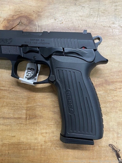 Bersa TPR9 9mm Pistol New Black With 17 Round Mags-img-7