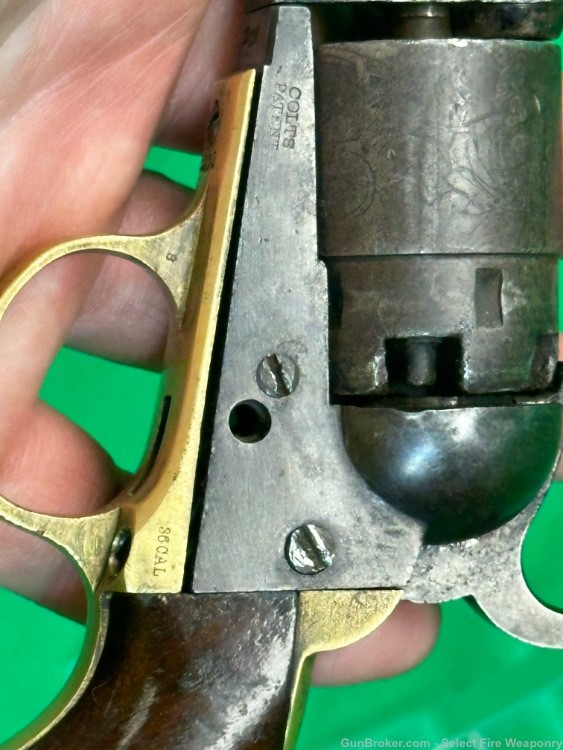 RARE Antique Colt 1861 Pocket Navy .36 cal Civil War 1863 Parts Gun-img-9