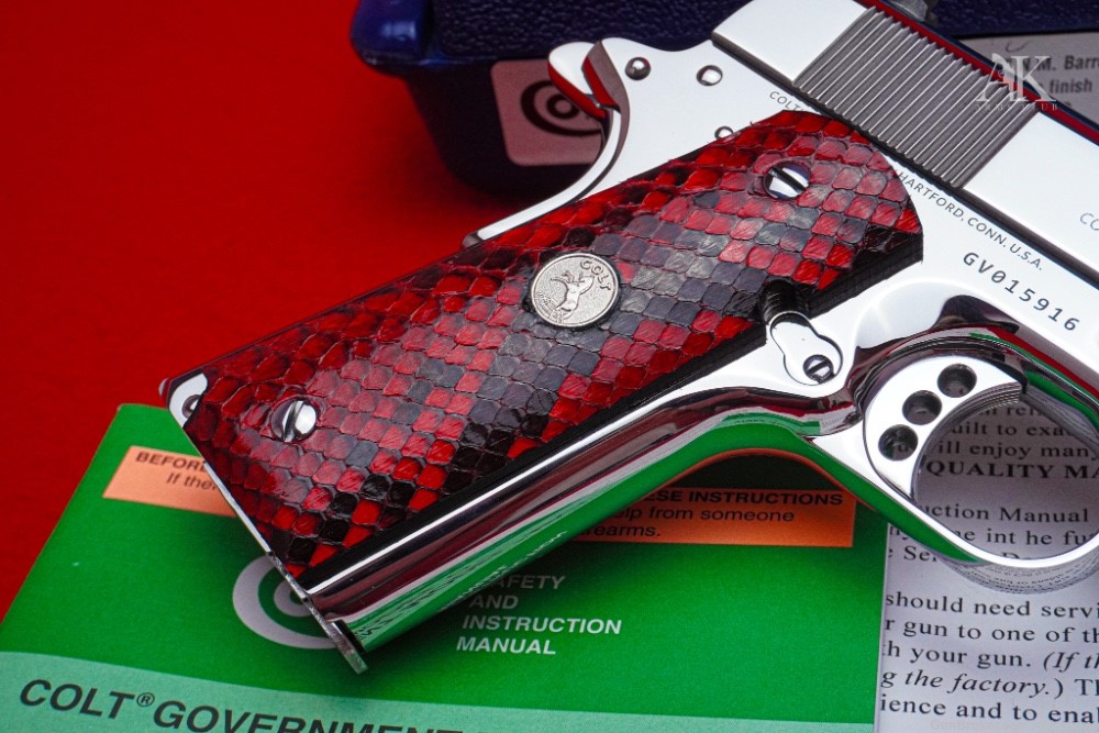 STUNNING Colt 1911 Government 5" .38 Super *BREATHTAKING BRIGHT STAINLESS*-img-7