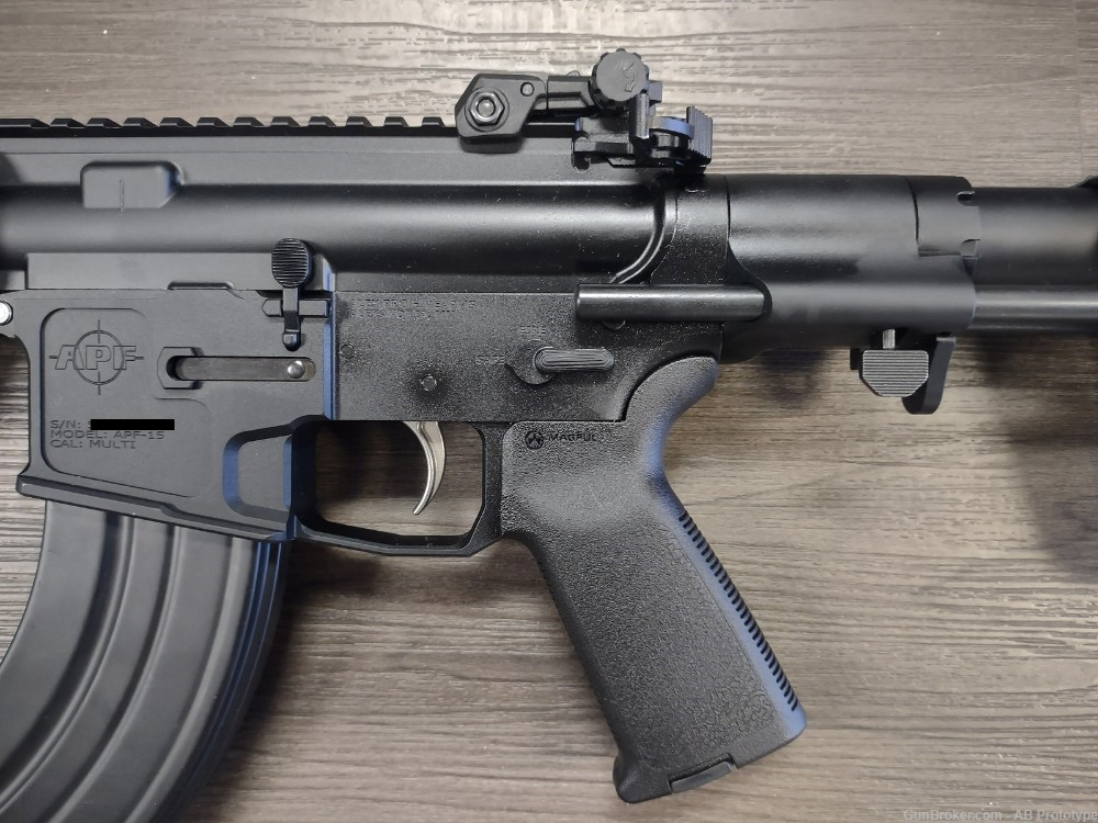 Alex Pro Firearms APF-15 AR Pistol, 7.62X39 Custom Build, Brace, Used-img-9