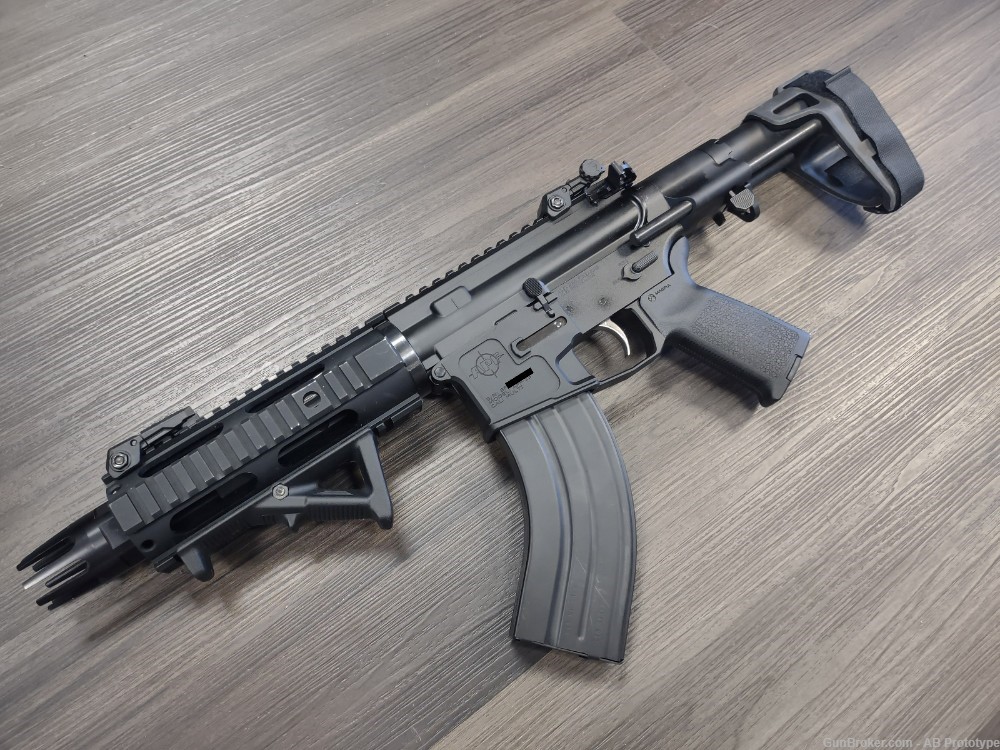 Alex Pro Firearms APF-15 AR Pistol, 7.62X39 Custom Build, Brace, Used-img-1
