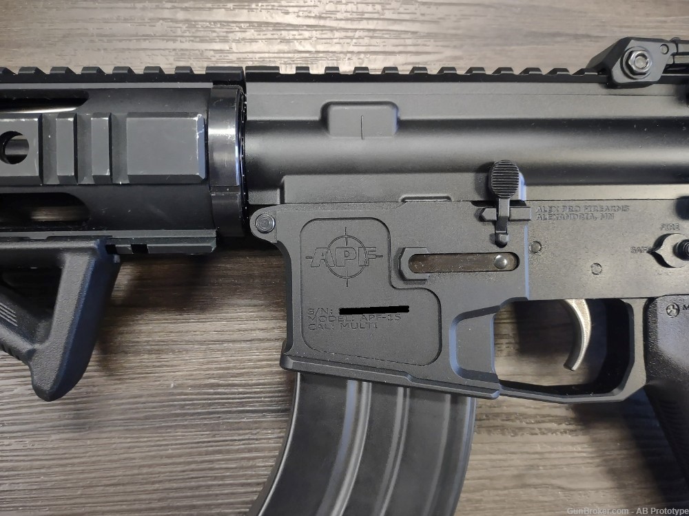 Alex Pro Firearms APF-15 AR Pistol, 7.62X39 Custom Build, Brace, Used-img-8