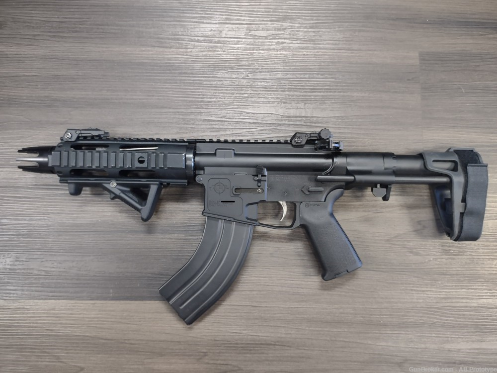 Alex Pro Firearms APF-15 AR Pistol, 7.62X39 Custom Build, Brace, Used-img-2