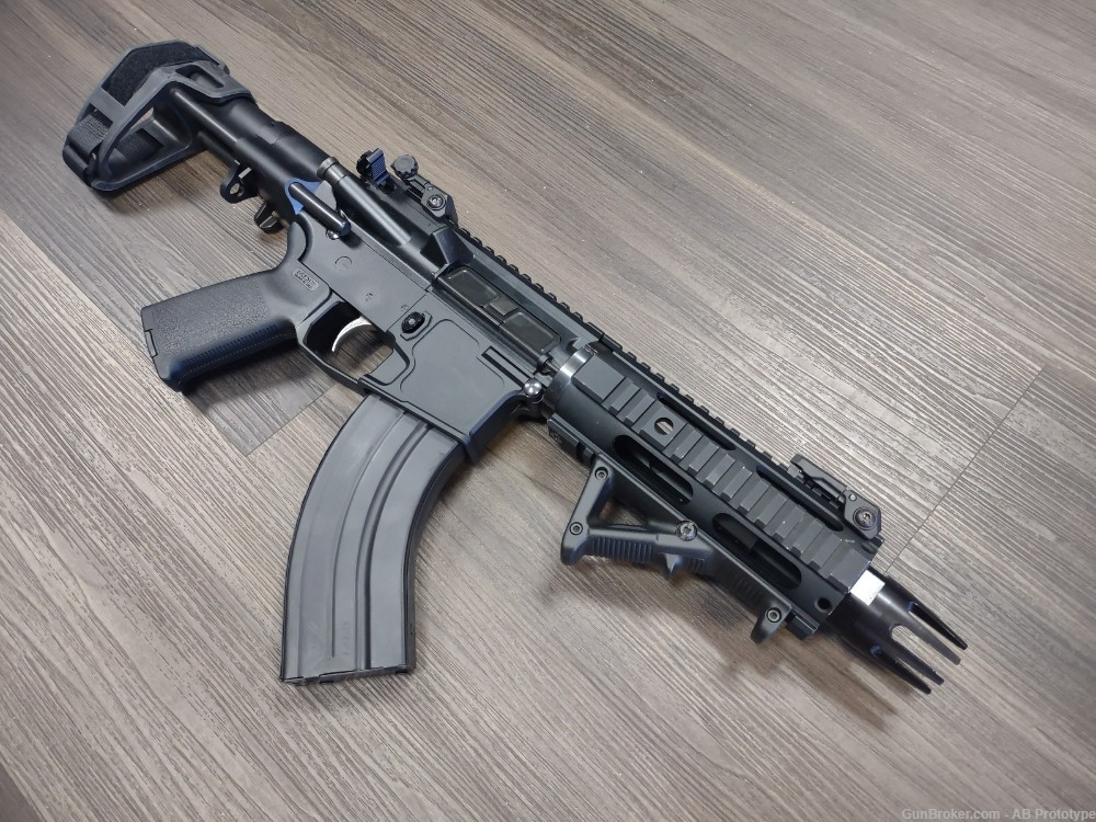 Alex Pro Firearms APF-15 AR Pistol, 7.62X39 Custom Build, Brace, Used-img-4