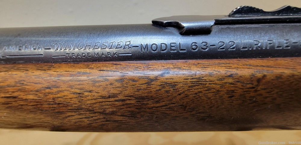 WINCHESTER MODEL 63 - 22 LR SUPERSPEED & SUPER-X (1942 SN 48786A)-img-17