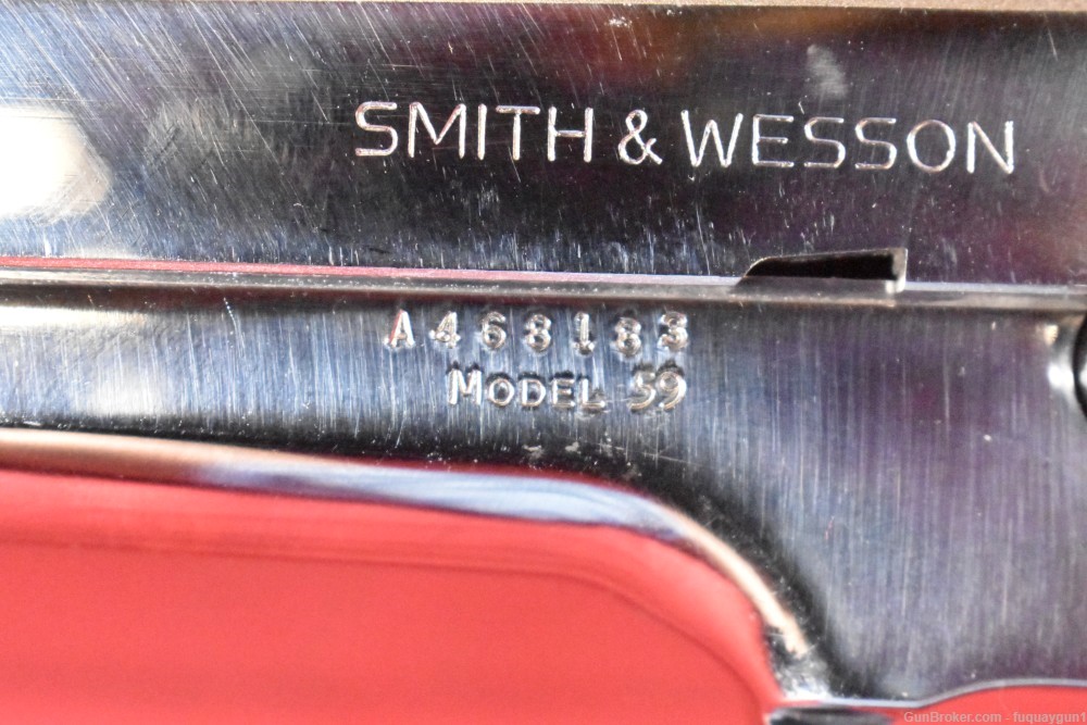 S&W Model 59 Nickel 9mm 1977-1978 Vintage w/ Original Docs & Box S&W 59-img-29