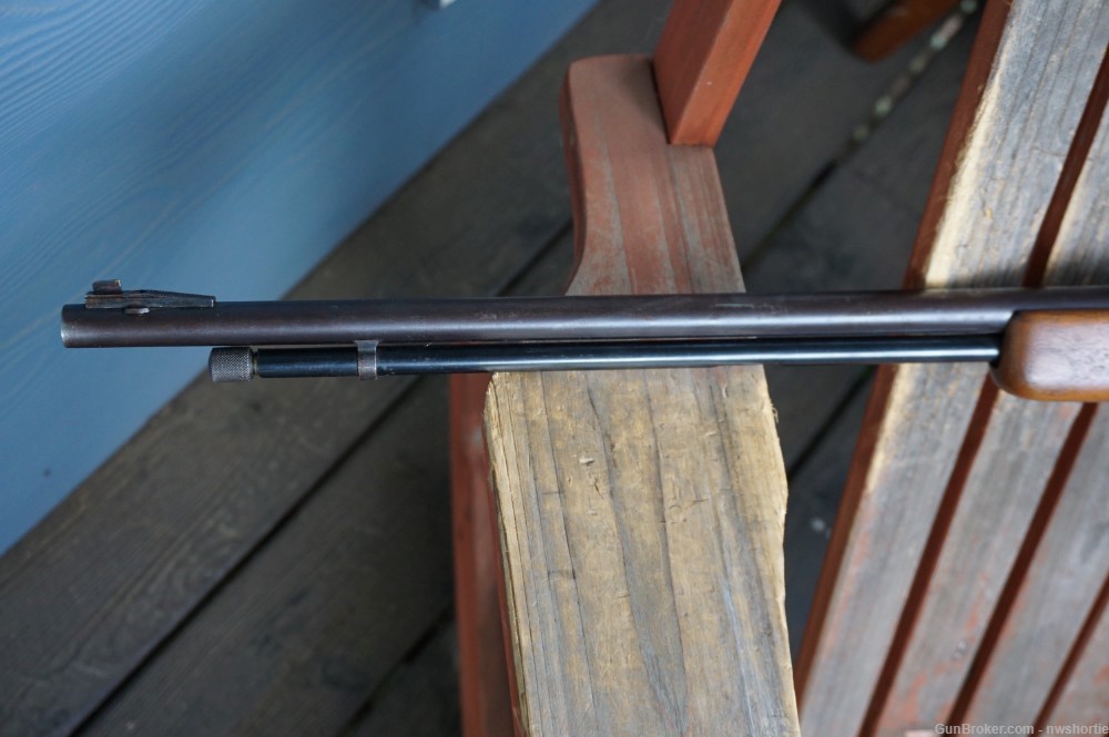 Mossberg model 40 22lr 22 Tube Repeater w/ Number 6 mount and scope-img-14