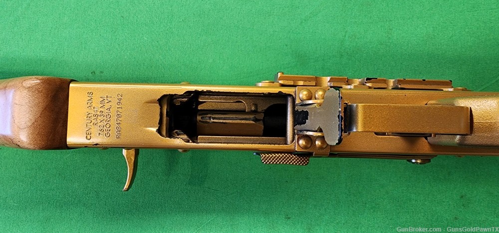 Century Arms RAS47 AK-47 7.62x39 *Gold Colored*-img-29
