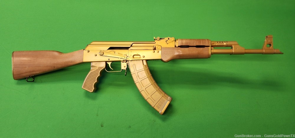 Century Arms RAS47 AK-47 7.62x39 *Gold Colored*-img-0