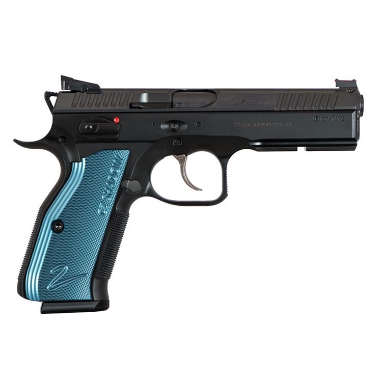 CZ-USA Shadow 2 Black & Blue Pistol 9mm 4.9-img-0