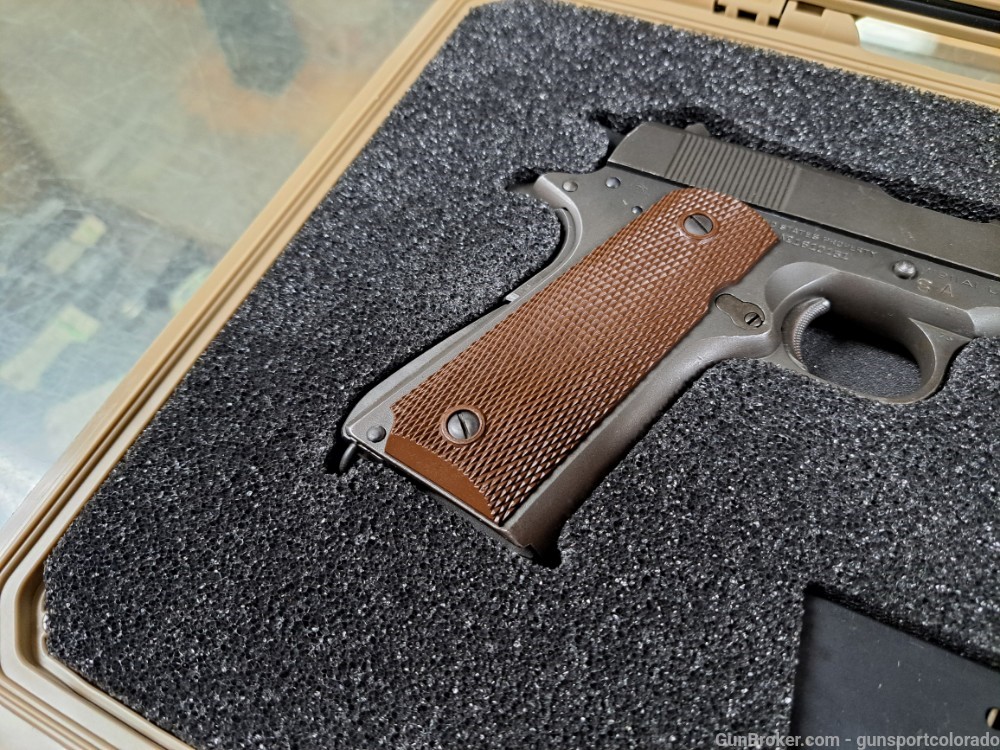 Colt 1911A1 45 ACP CMP with CMP Case-img-4