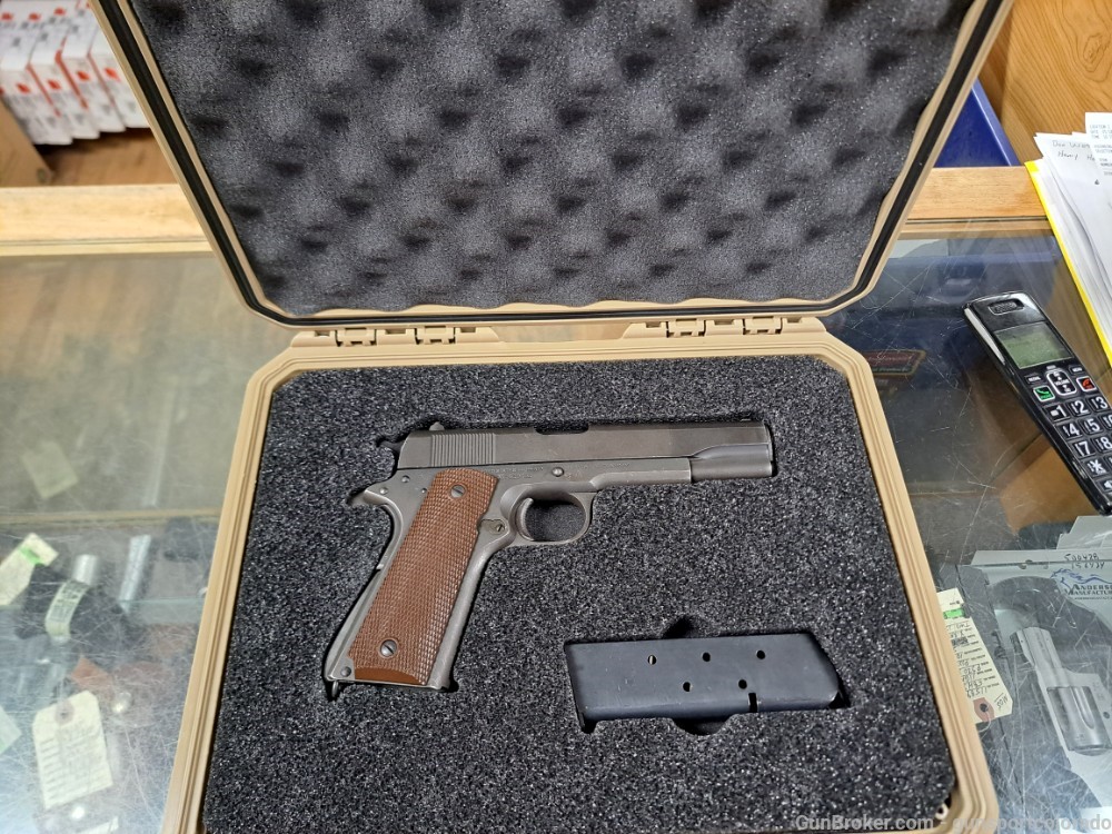Colt 1911A1 45 ACP CMP with CMP Case-img-0