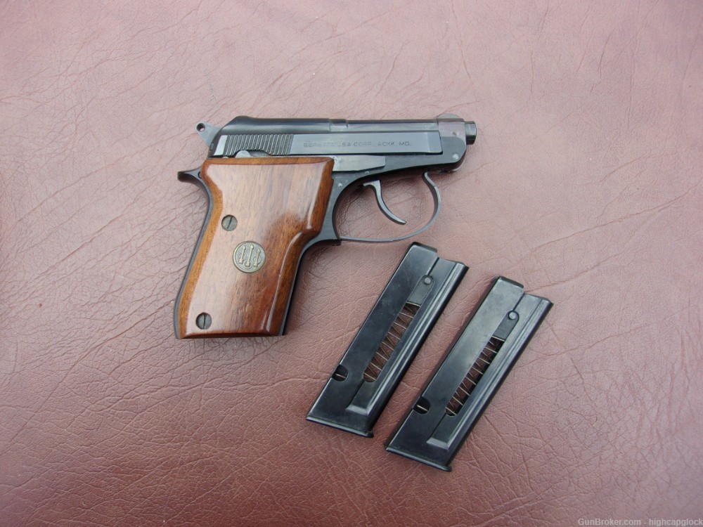 Beretta 21A .22lr 2.5" Pistol w/ Tip Up Barrel & 2 Mags SO NICE $1START-img-2